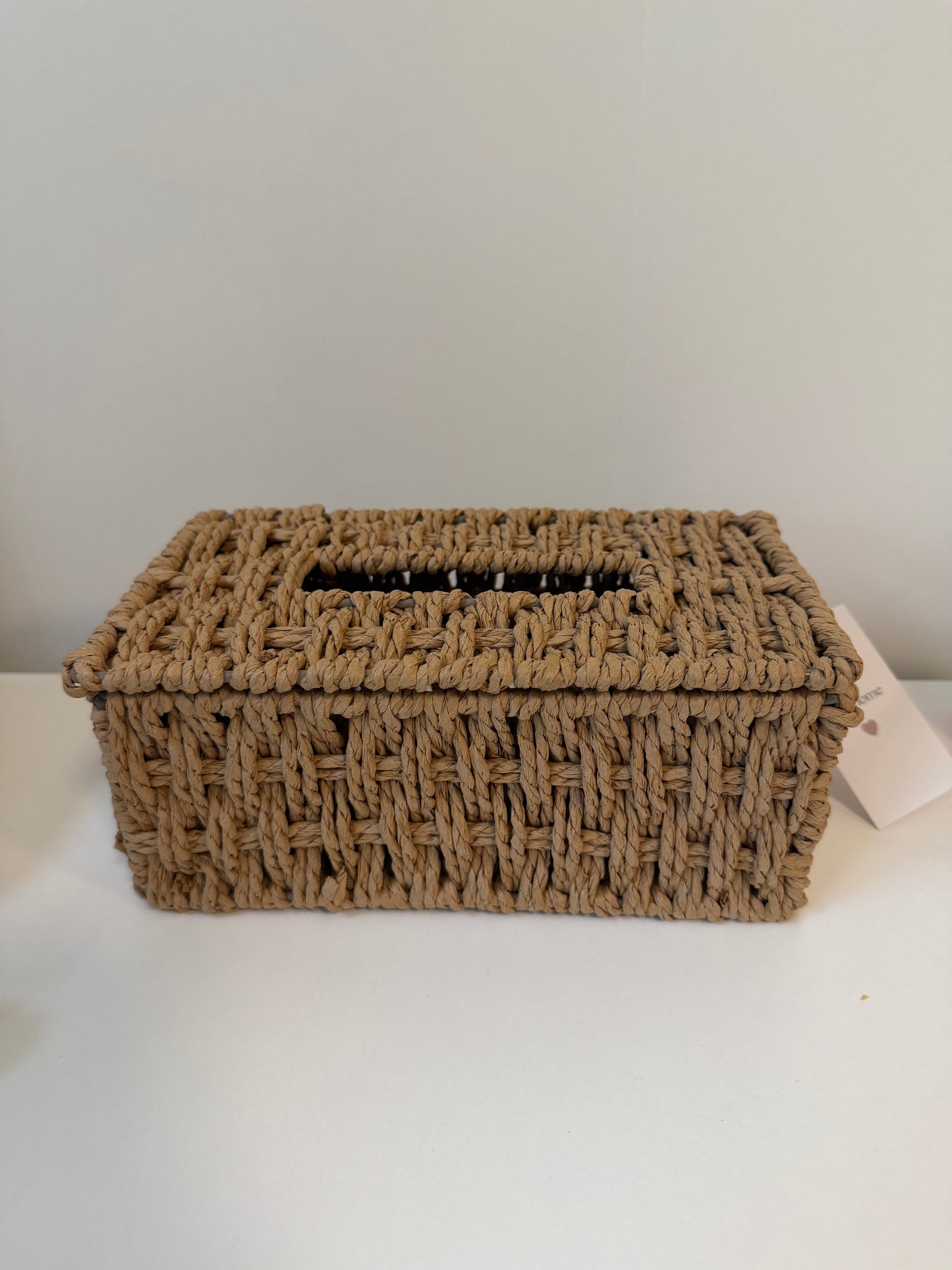 Taschentuchbox Handgewebt
