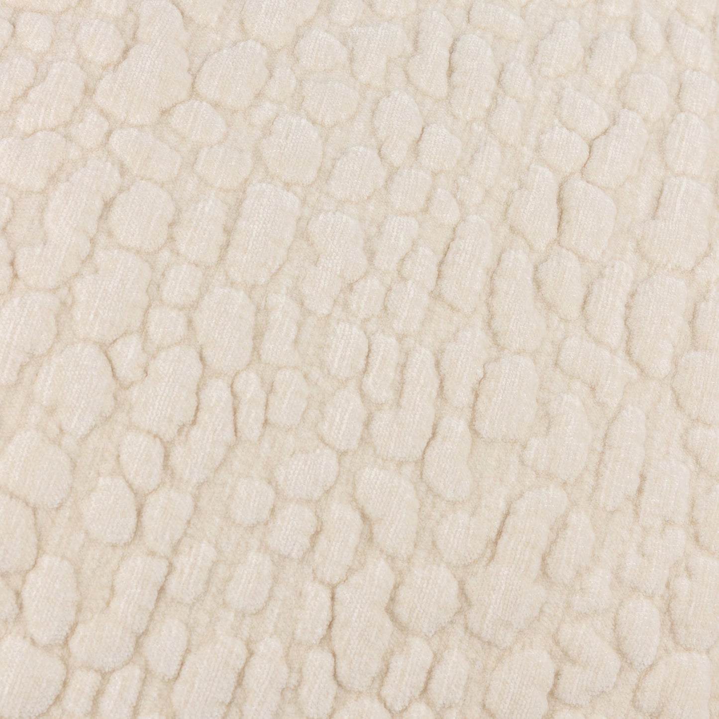 Kissen aus Chenille mit Kieselstruktur Natur