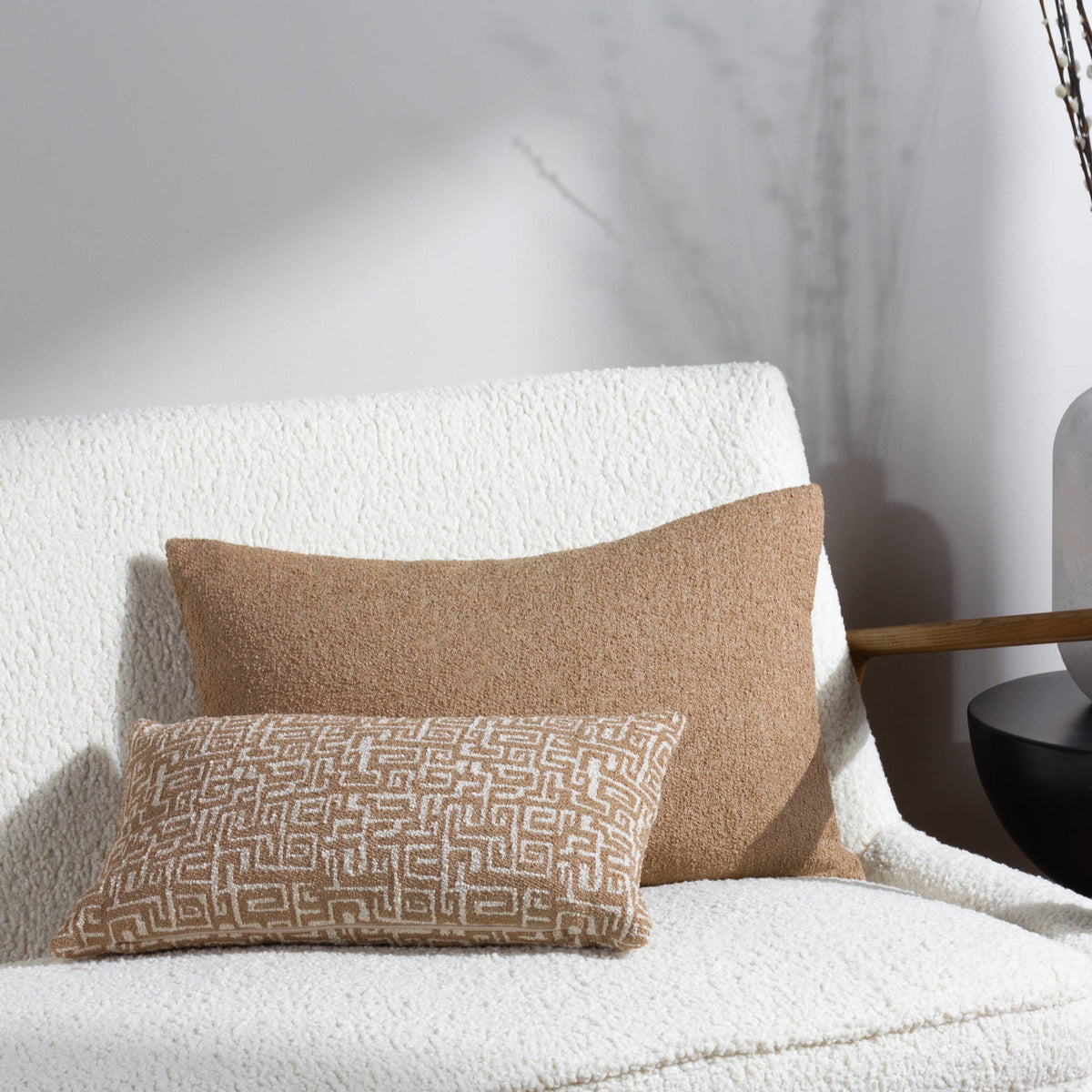 Selene Rechteckiges Kissen Toffee