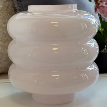 Glassvase Opulent Rosa