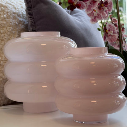 Glassvase Opulent Rosa