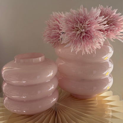 Glassvase Opulent Rosa