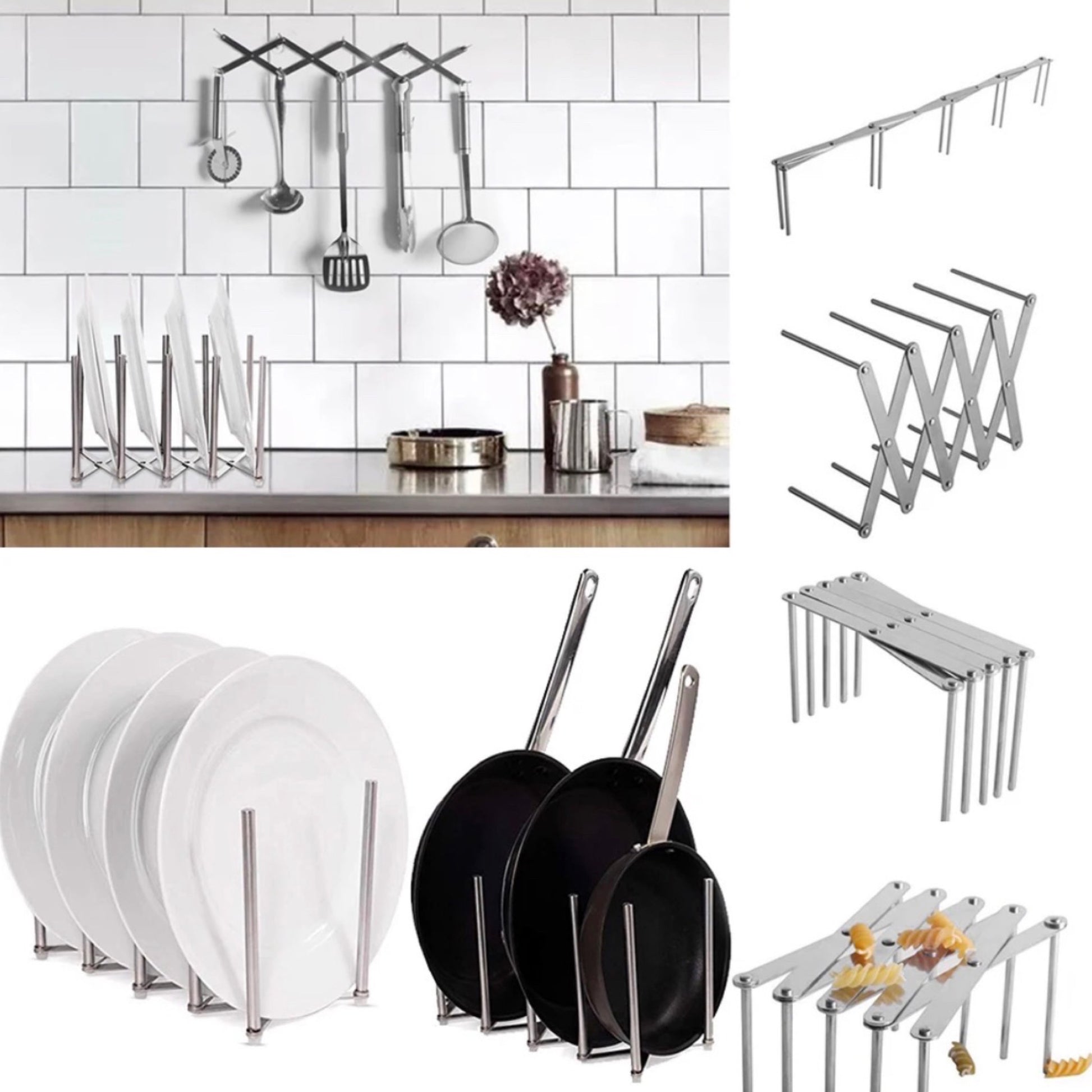 pfannen aufbewahrung ikea Verstellbarer Deckelhalter