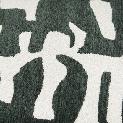 Caval Kissen aus Bouclé-Jacquard in Ivy Green