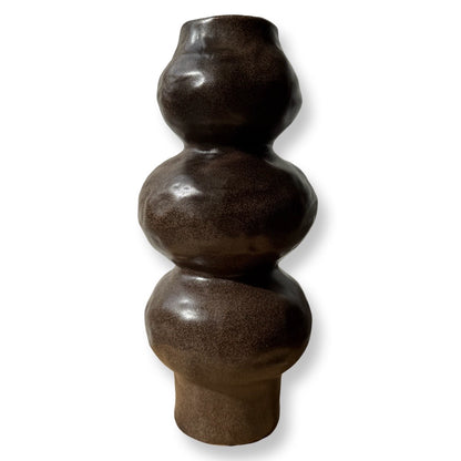 Vase ROGANO Braun – dekorative ,keramik Vase