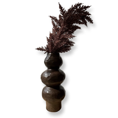 Vase ROGANO Braun – dekorative ,keramik Vase
