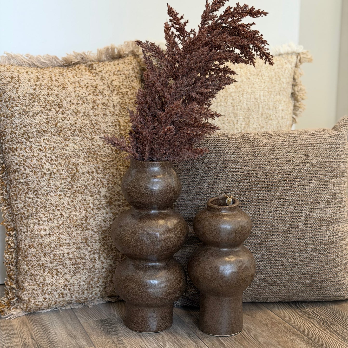 Vase ROGANO Braun – dekorative ,keramik Vase