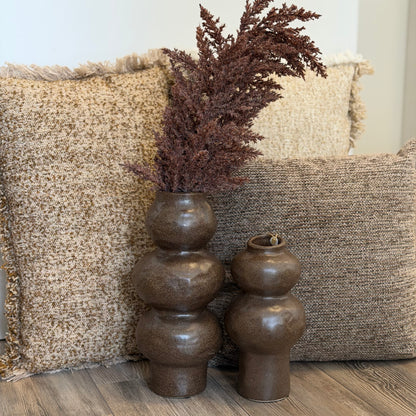 Vase ROGANO Braun – dekorative ,keramik Vase