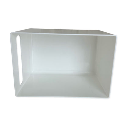 Kleine Aufbewahrungsbox mit Griff – rechteckige Form (21x14x15 cm), perfekt für Gewürze, Kosmetik oder Schreibtischzubehör.